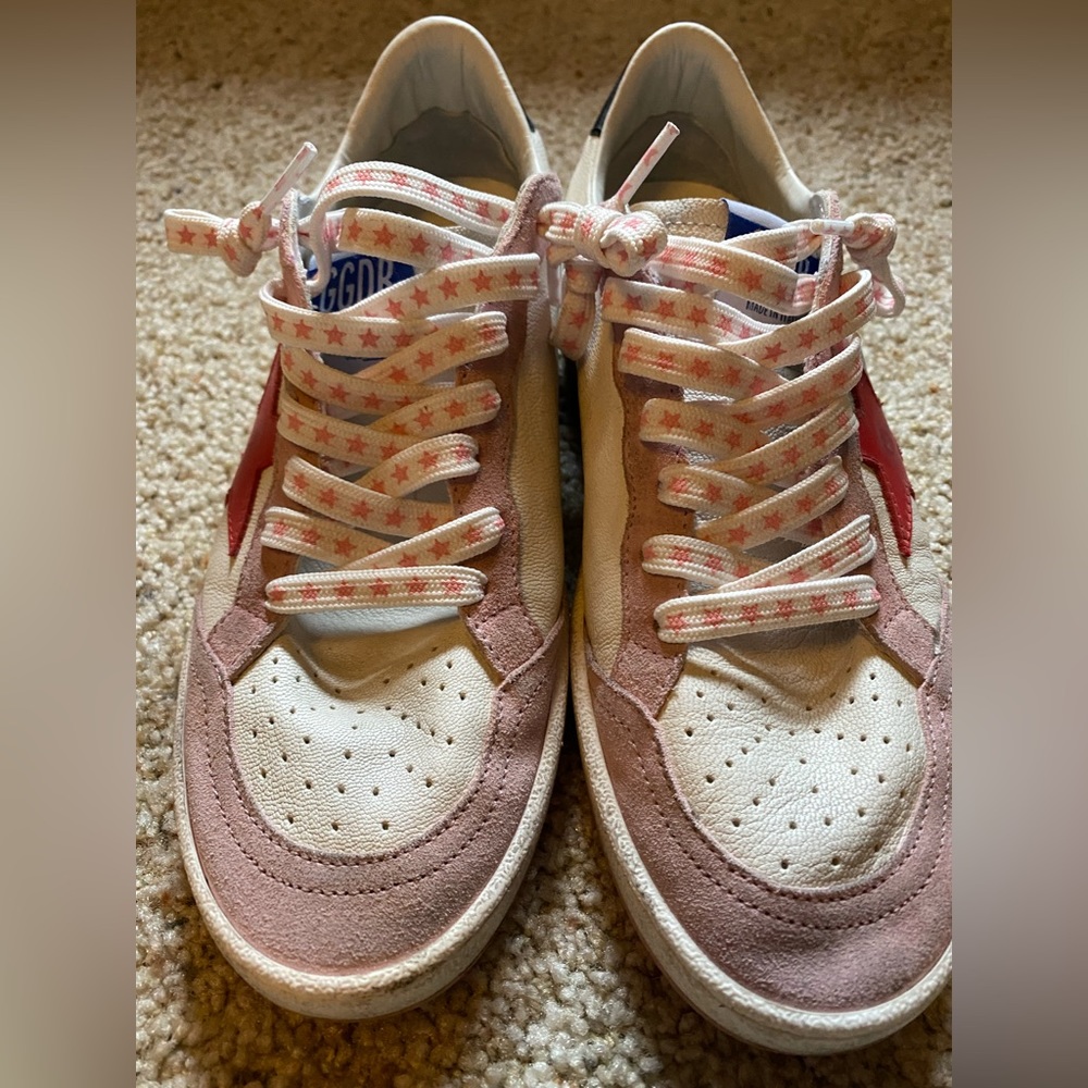 Pink Golden Goose Ballstar, size 38